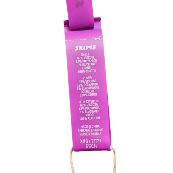 New with Tags SKIMS KNIT CROSS KNOT BIKINI LOLLIPOP STRAPPED BIKINI BOTTOM XXS - Picture 5 of 6